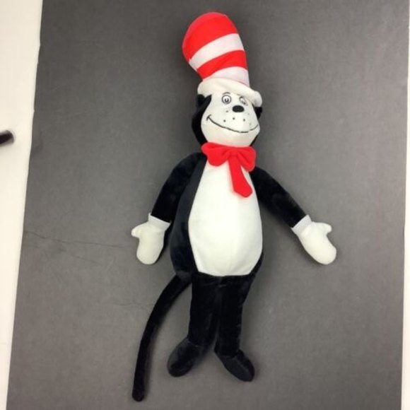 Dr. Seuss The Cat in The Hat Plush Stuffed Animal Toy Kohl's Cares 18" - Picture 2 of 8